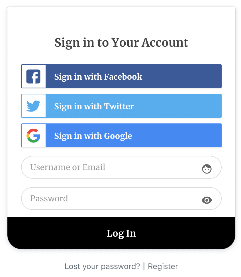 Facebook (Social Login)