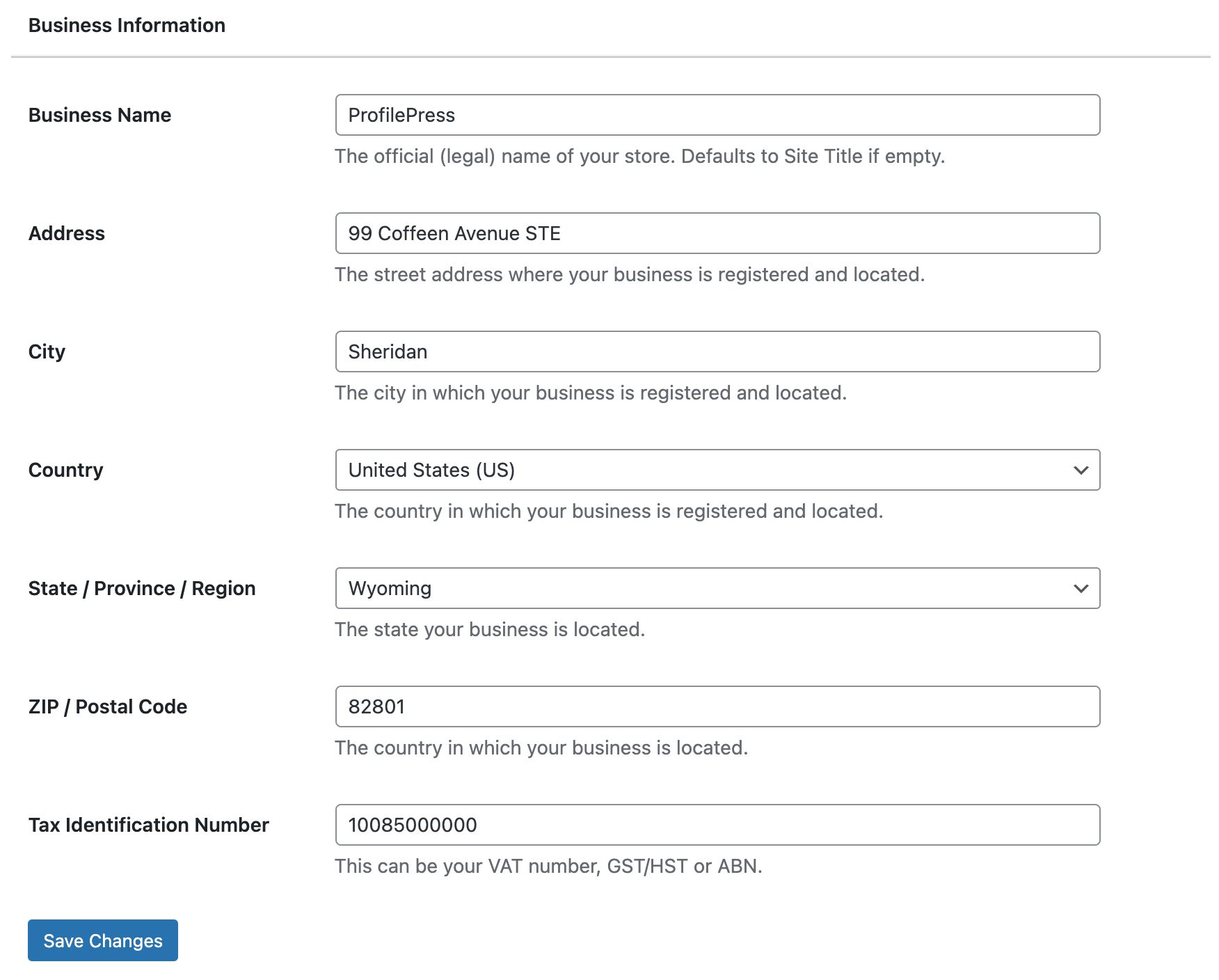 business-info-settings