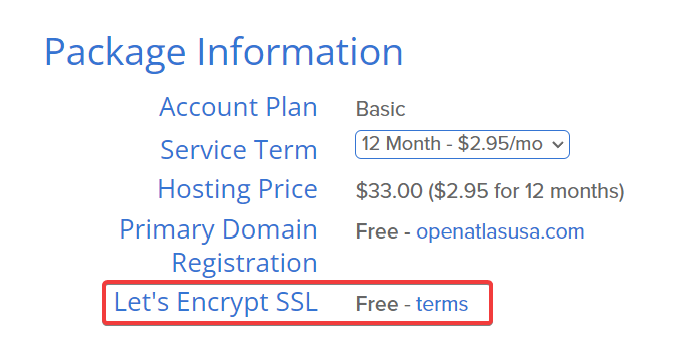 free ssl certificate from hosting services