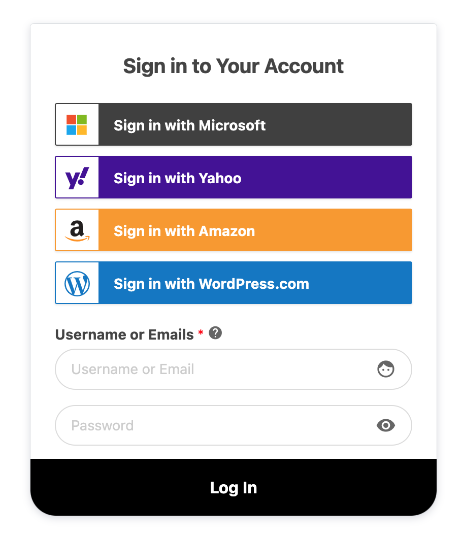 Microsoft Login