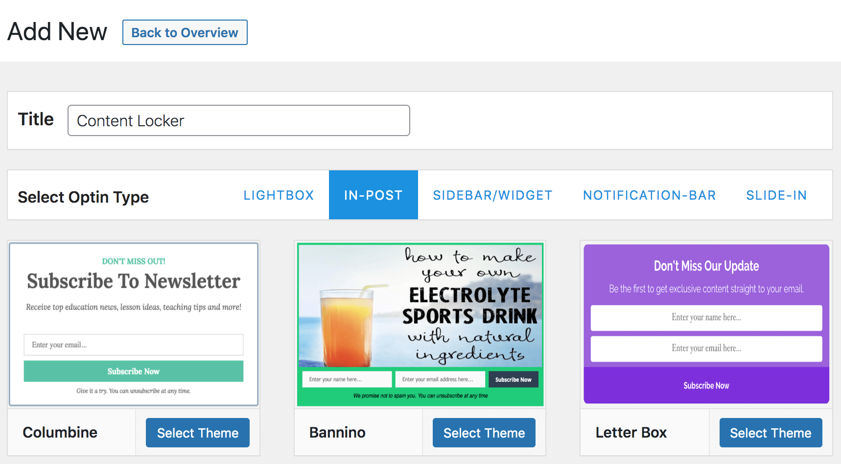 Create WordPress content lock