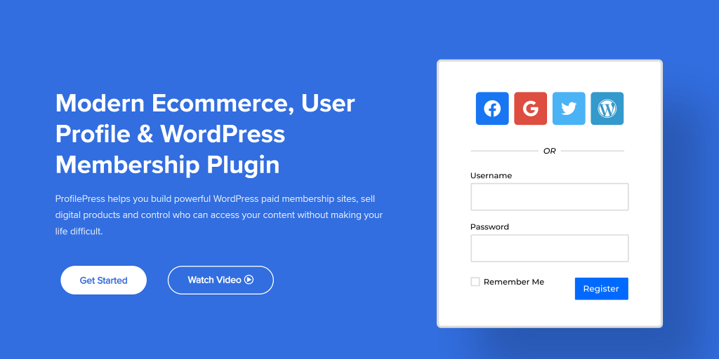 ProfilePress eCommerce plugin