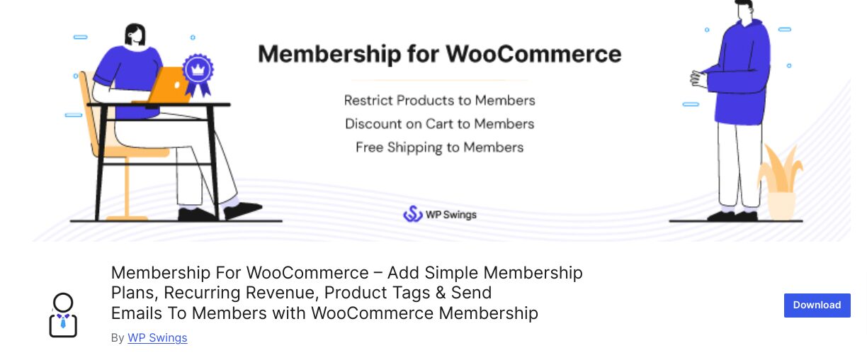 WP Swing Membership for WooCommerce