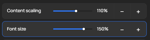 contrast option in accessibility plugin