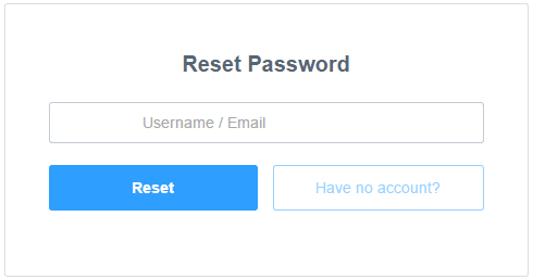 Bash WordPress password reset form